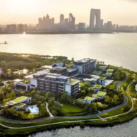 【5鑽】江南(揚州、興化李中水上森林、蘇州、上海)5天團  【蘇州保證入住1晚私人度假島嶼上高端豪華Four Seasons四季酒店】 鳳城河梅園、七里山塘街、東關街、黃浦江外灘