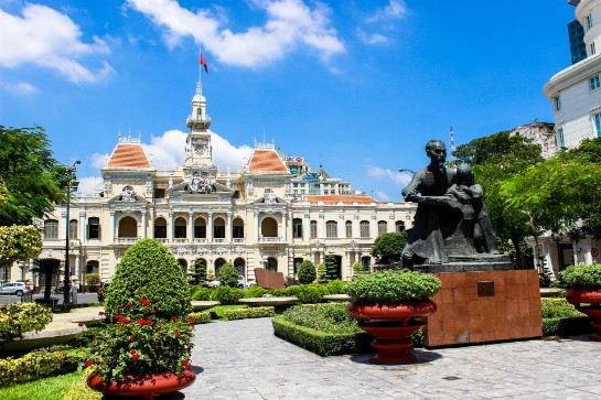Vietnam Ho Chi Minh City Hall 越南 胡市明市政廳