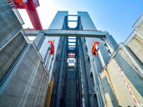 三峽大壩升船機