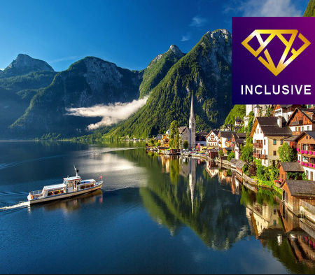 皇牌東歐+巴爾幹半島11天浪漫風光之旅 【優遊全包】~札格勒布/布拉格住宿五*星級、於布拉格享用米芝蓮推薦餐、「世界文化遺產」哈爾施塔特/維也納美泉宮、安排多瑙河船河遊、卡羅維域溫泉區