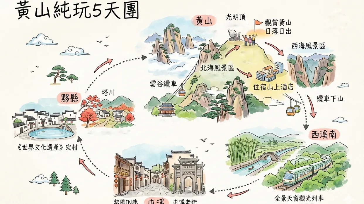 行程示意圖