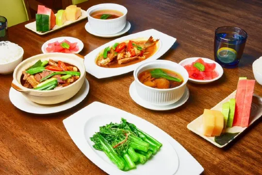 酒店內享用豪華雙人中式晚餐