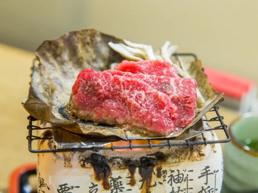 飛驒牛朴葉料理	
