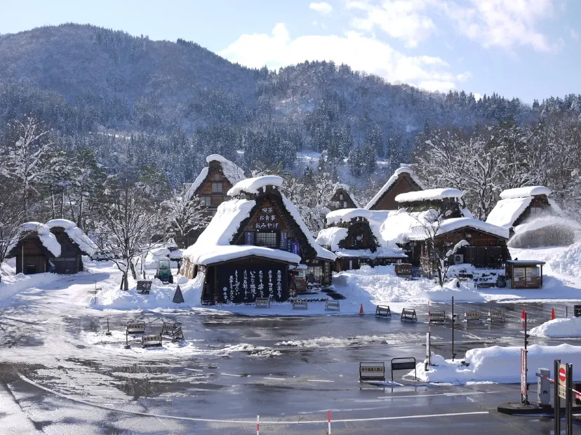 白川鄉冬天