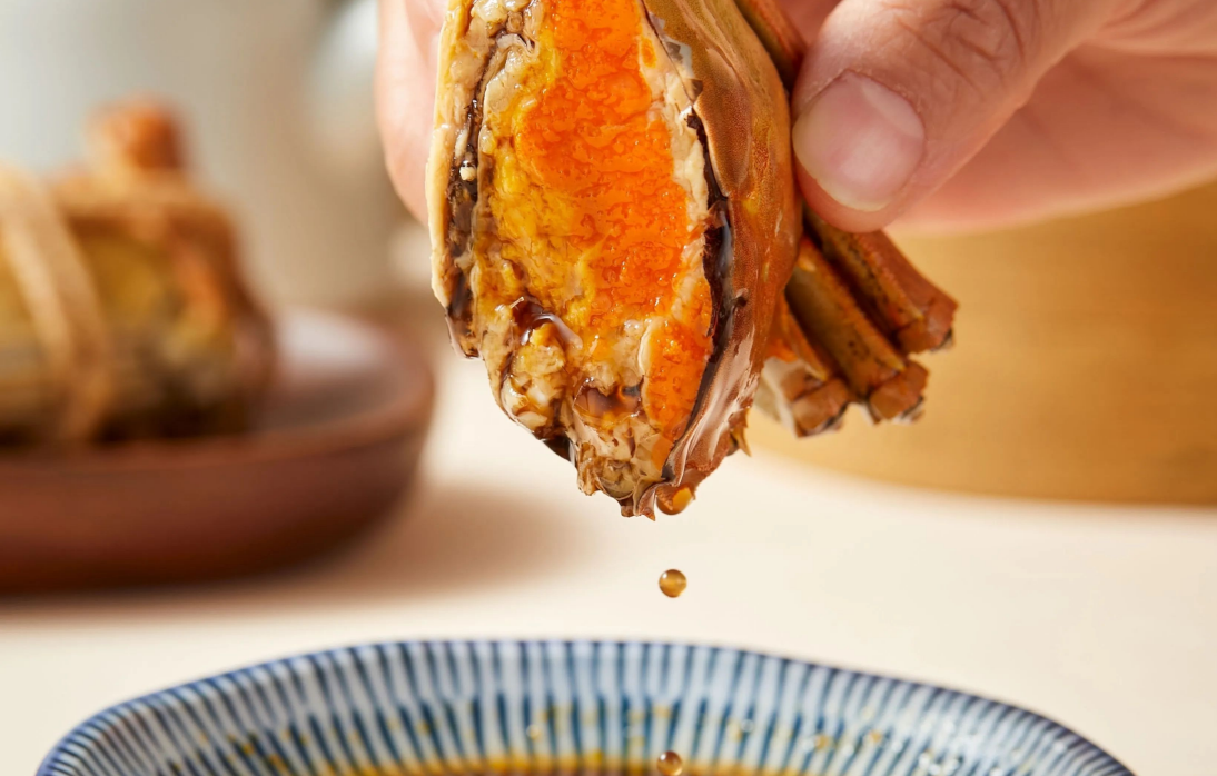 正宗陽澄湖大閘宴(蟹堂弄花雕醉蟹(保證蟹乸3両重(位上)+鹽炙金秋大閘蟹(保證公蟹3.5両重(位上))