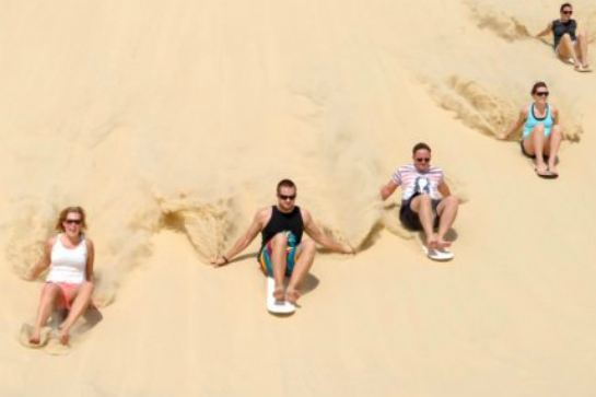 史提芬斯港-滑沙之旅