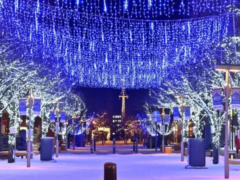 旭川買物公園冬之illumination