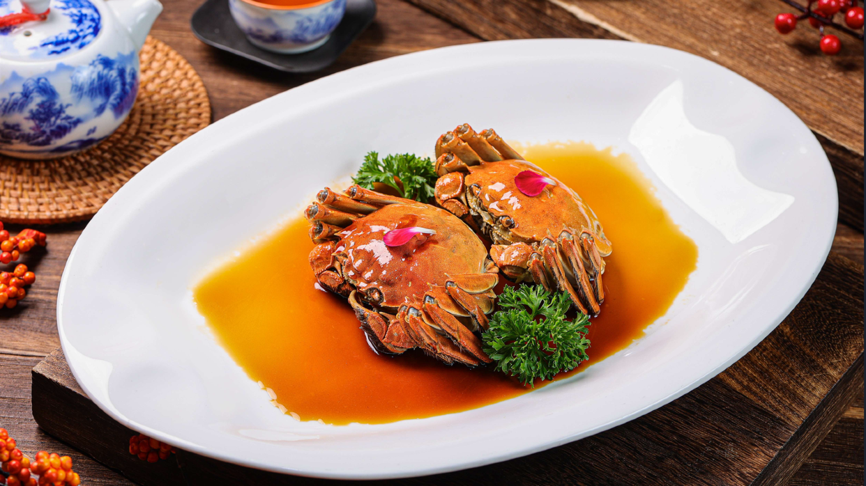 蟹堂弄花雕醉蟹