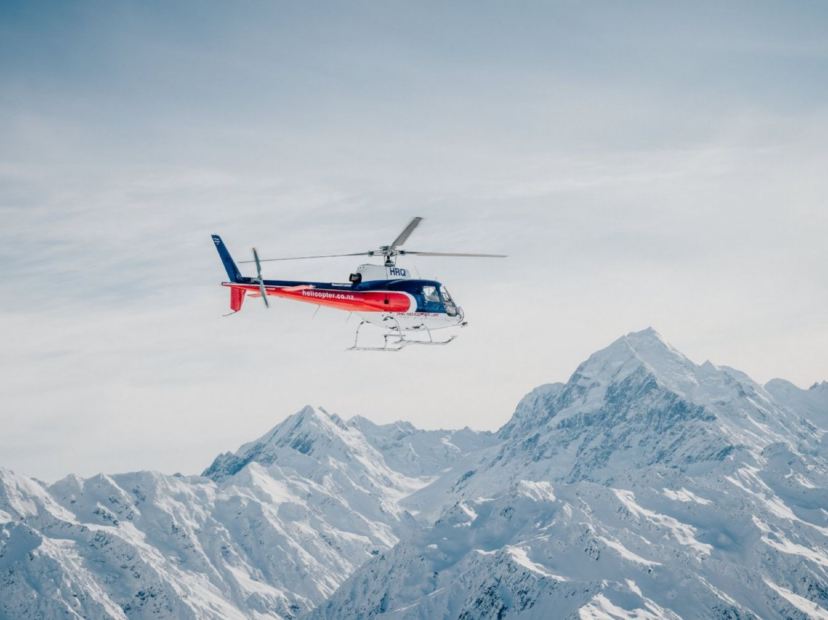 庫克山觀光直升機體驗