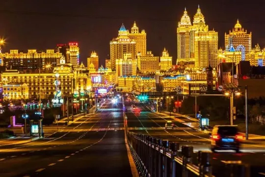 滿洲里夜景
