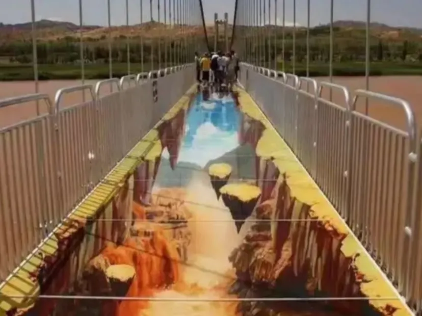 沙坡頭3D玻璃橋