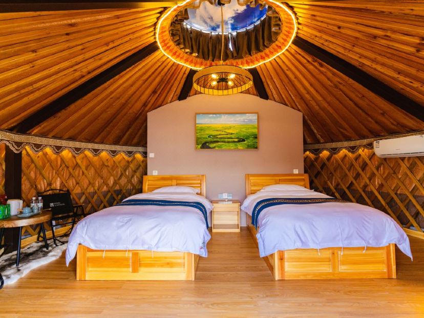 呼倫貝爾圖噶營地草原蒙古包