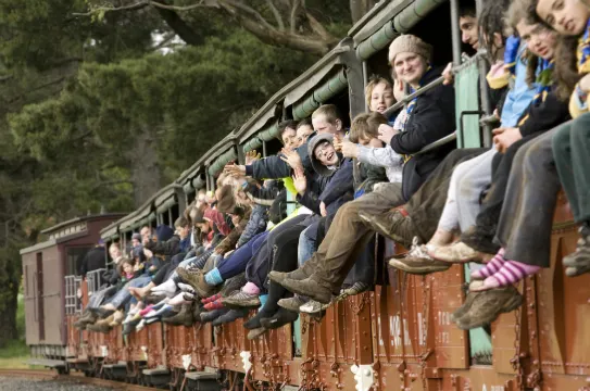 乘古董蒸氣火車