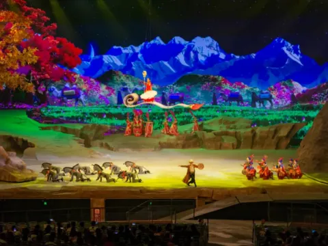 大型實景舞台表演《駝鈴傳奇》秀