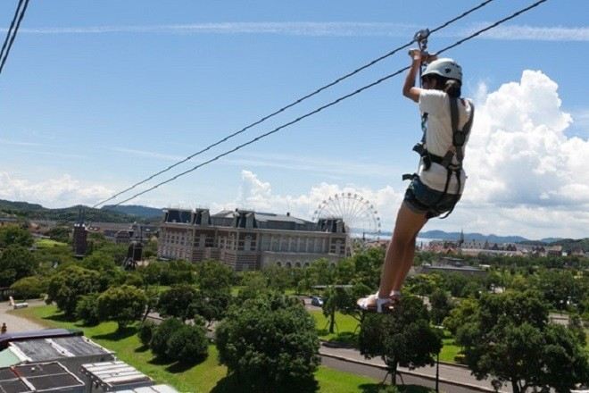 豪斯登堡~zipline 飛索