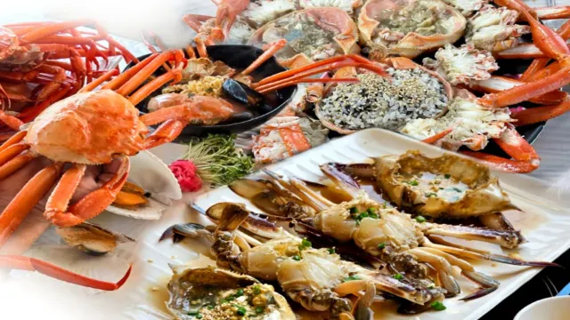 紅蟹+醬油蟹放題