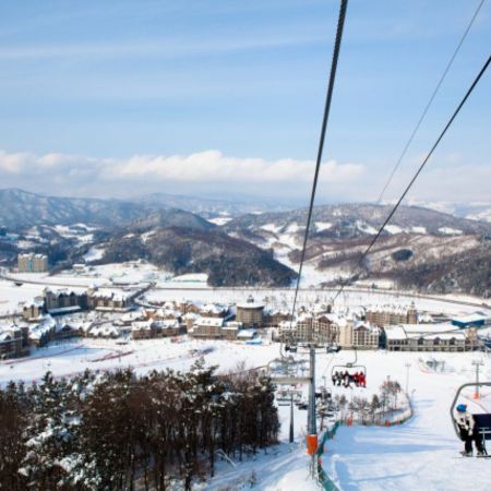 平昌+首爾5天冬日滑雪之旅【保證2晚Alpensia Resort Pyeong Chang +冬日滑雪體驗】大關嶺天空牧場 (觀賞巨型風車+羊咩餵食草乙份+拖拉機車體驗)、發旺山觀光纜車體驗 平昌+首爾5天冬日滑雪之旅【保證2晚Alpensia Resort Pyeong Chang +冬日滑雪體驗】大關嶺天空牧場 (觀賞巨型風車+羊咩餵食草乙份+拖拉機車體驗)、發旺山觀光纜車體驗