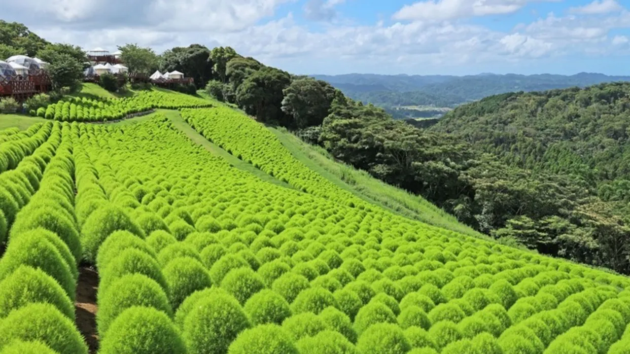 mother farm_綠色掃帚球