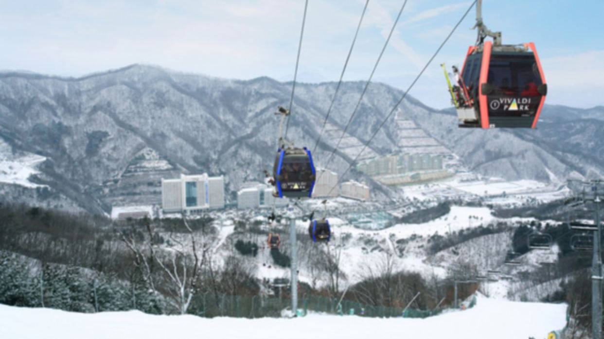 「梅峰山頂」觀光纜車