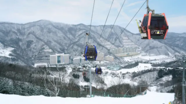「梅峰山頂」觀光纜車