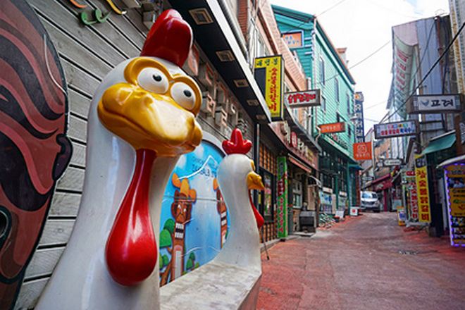 春川炒雞一條街