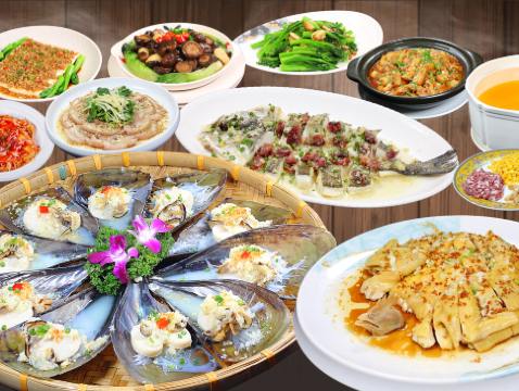 《中山必食推介+直航船》【任食東升脆肉鯇+藥膳菌皇胡椒豬肚雞宴】【一人一隻金蒜澳洲大帶子宴】【馳名荔枝木燒鵝(每席1隻燒鵝)+三墩燜鵝宴】暢遊中山小阿勒泰之稱「金鐘湖」中山美食純玩2天團
