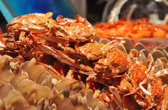 酒店豐富自助晚餐