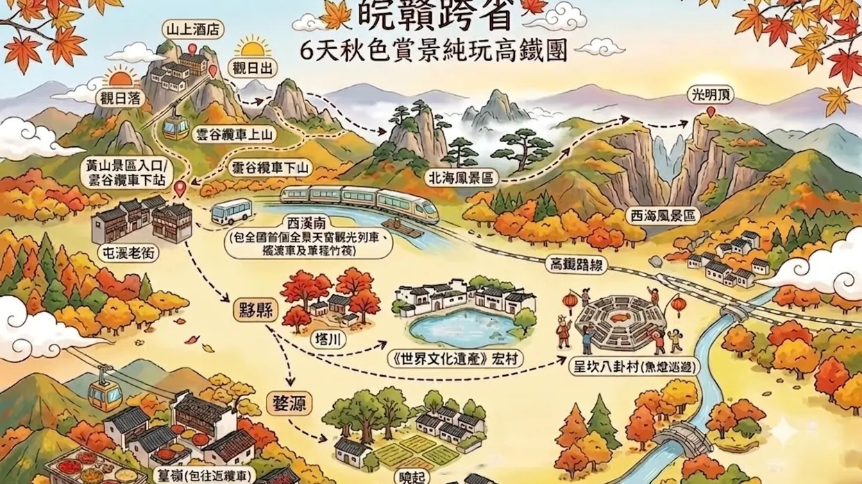 行程示意圖