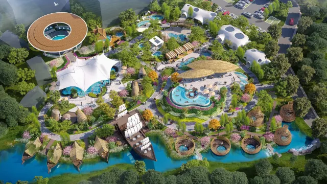 韶關翁源龍泰翁山源溫泉城