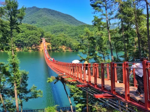 馬場湖水吊索橋