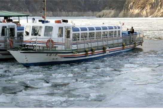 忠州湖遊船破冰體驗