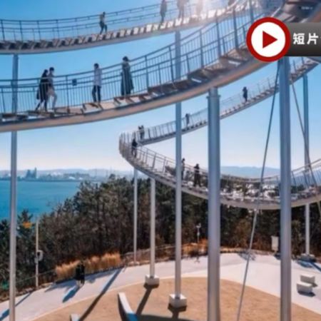 浦項+釜山6天周遊之旅  ※浦項環湖公園Space Walk、國立美術館、「虎尾岬」迎日廣場※釜山海雲台海岸列車、青沙浦天空步道、樂天世界、斜坡滑車、Arte Museum