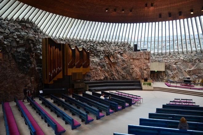 芬蘭 赫爾辛基 岩石教堂