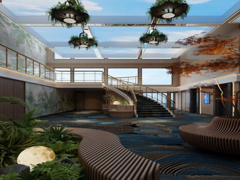 美國維多利亞《凱璇號》五樓中廳