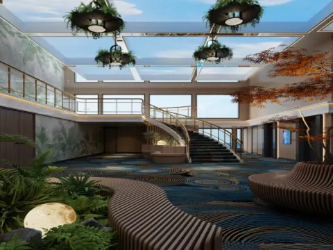 美國維多利亞《凱璇號》五樓中廳