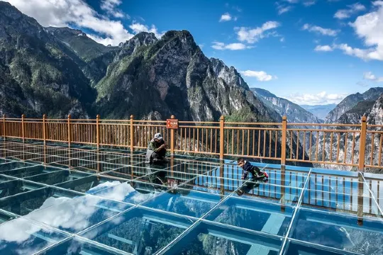 回音壁玻璃平台