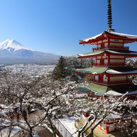 東京、茨城 冬日5天賞景之旅    大洗磯前神社、絕美海上鳥居~神磯之鳥居、「世界三大高佛像」牛久大佛、新倉富士淺間神社、深大寺
