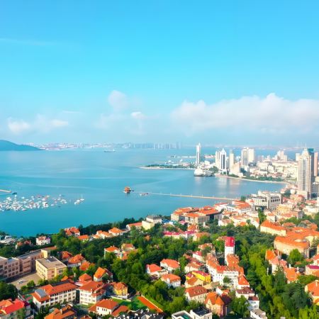 青島VIP小包團5天之旅  啤酒博物館、乘船海上觀光、嶗山風景區、八大關、雲上海天81層觀光廳、旋轉餐廳海景下午茶、小魚山公園俯瞰老城區全景、德國總督樓舊址、海軍博物館【4人成行‧免收旅行團服務費】