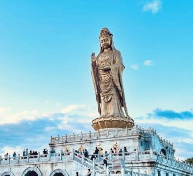 舟山、普陀山禮佛直飛純玩4天團 中國四大佛教名山～普陀山(南海觀音、普濟寺、紫竹林、佛頂山、慧濟寺、法雨寺)、舟山觀音法界【保證入住2晚普陀山觀音法界觀音村居士學院+1晚普陀山內酒店】