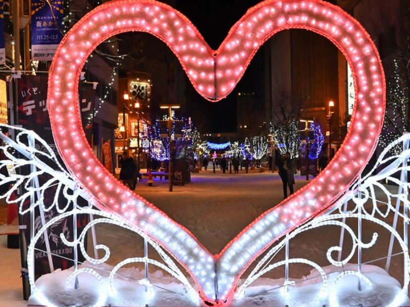 旭川買物公園冬之illumination