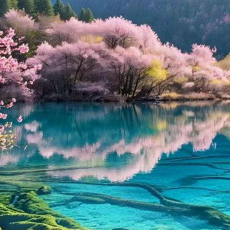 四川尋花記‧九寨溝【桃花】、牟尼溝、金川【梨花節】、四姑娘山【賞高山杜鵑】、臥龍國家級自然保護區【中華大熊貓苑】、成都【寬窄巷子、錦里】8天之旅