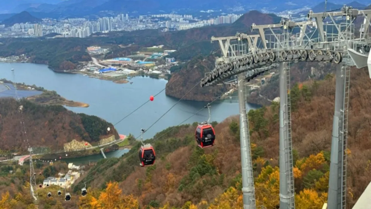春川三岳山湖水纜車