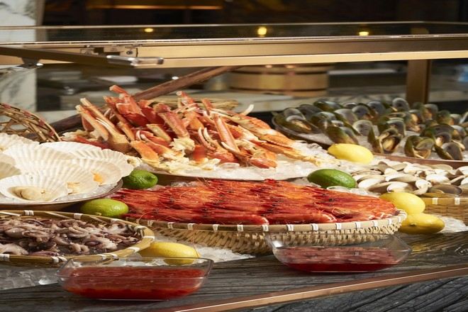 杭州君悅酒店豪華自助晚餐