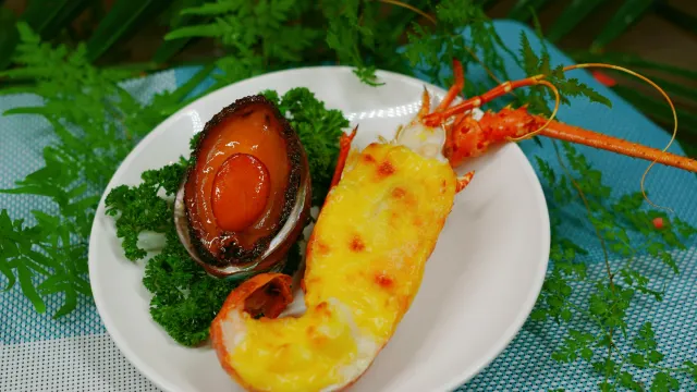 珍味鮮鮑魚龍蝦