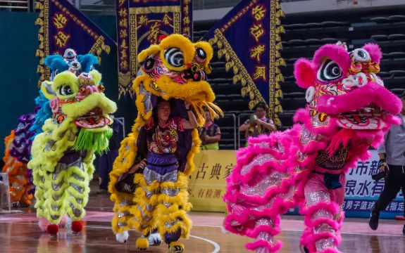 蔡李佛舞獅表演