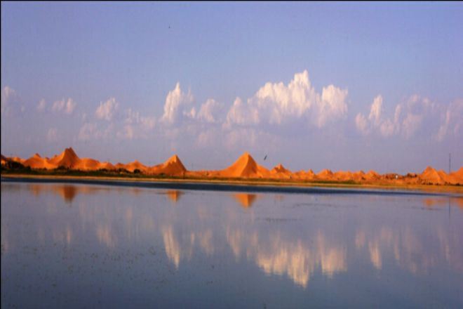 庫布其七星湖旅遊區-一沙兩湖