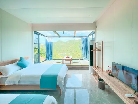 新豐嶺南紅葉世界景區內酒店~獨立別墅星空玻璃房