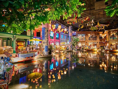 暹邏天地室內水上市場