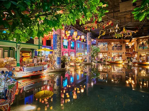 暹邏天地室內水上市場