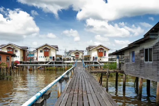 汶萊傳統水鄉Kampong Ayer